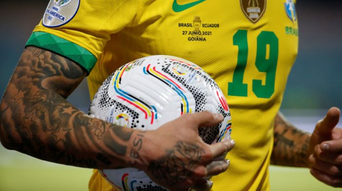 Los jugadores de Brasil ensayaron penales, previo al cotejo contra Chile en la Copa América. Foto: EFE