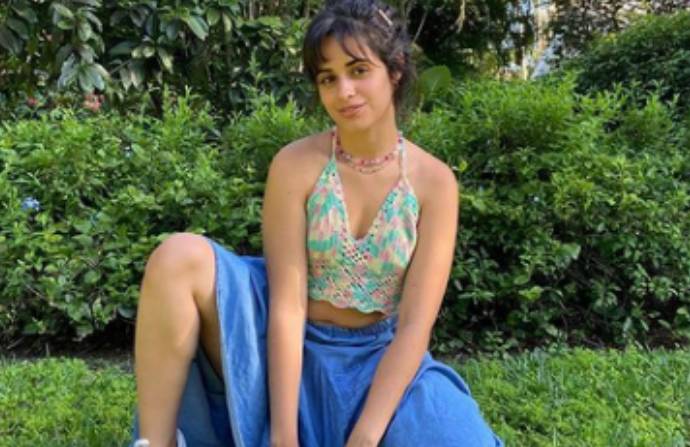 La cantante cubana Camila Cabello fue víctima de comentarios desatinados después de que circularan fotos en las que se la observa mostrando su abdomen. Foto: Captura Instagram