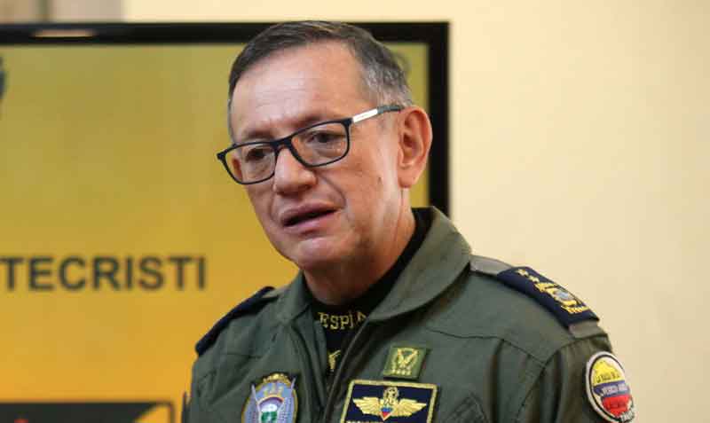 Geovanny Espinel, comandante de la FAE. Foto: Julio Estrella / EL COMERCIO
