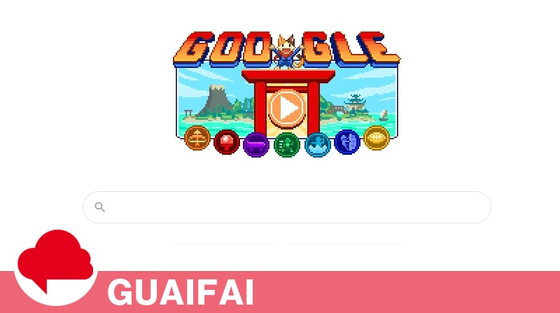 El 'doodle' presente en el popular Buscador ofrece una introducción al estilo anime, donde se nos presenta la existencia de una 'Isla de los Campeones'. Captura Google