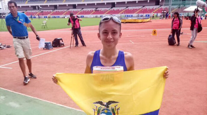 Glenda Morejón, atleta ecuatoriana que competirá en los Juegos Olímpicos de Tokio. Foto: cortesía Comité Olímpico Ecuatoriano