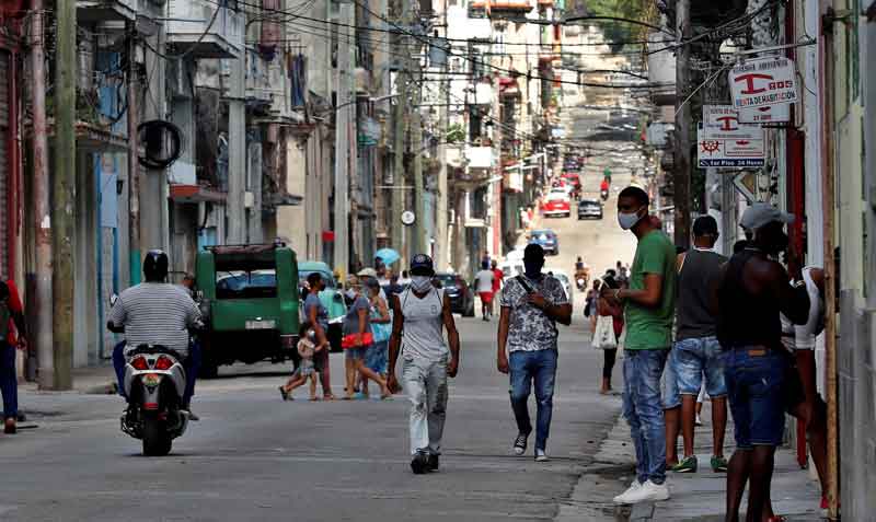 En total, Cuba contabiliza 231 568 casos de covid-19 y 1 490 muertes. Foto: EFE