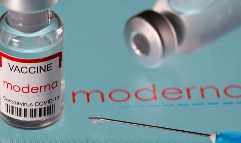 Según el comunicado, la vacuna de Moderna Según las autoridades, la vacuna de la Moderna ha demostrado una eficacia superior al 90%. Foto: Reuters