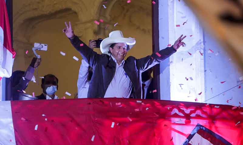 Pedro Castillo obtuvo el 50,12% de los votos válidos en las elecciones presidenciales de Perú. Foto: archivo / Reuters