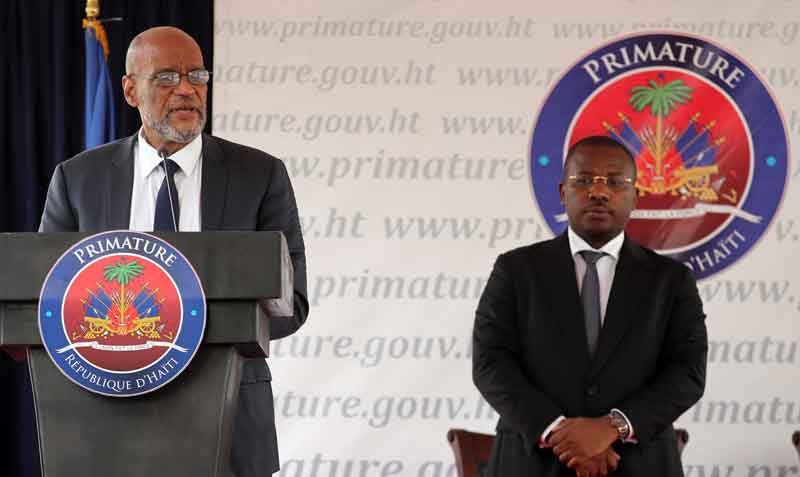 Ariel Henry asumió el Gobierno de Haití después de que el primer ministro interino, Claude Joseph, renunciara al cargo el lunes 19 de julio, Foto: EFE