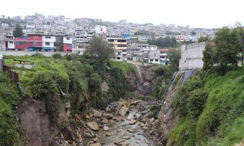 Uno de los sitios sensibles es en Caupicho, sur de Quito. Foto: archivo / EL COMERCIO