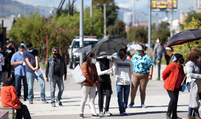 Quito es la ciudad más afectada por la pandemia con 151 687 contagios, tras registrar 334 nuevos en las últimas 24 horas. Foto: Julio Estrella / EL COMERCIO