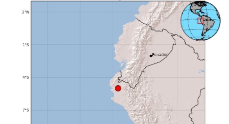 El Servicio Geológico Colombiano reportó un fuerte sismo en Perú, que fue sentido en distintas ciudades de Ecuador. Foto: Twitter