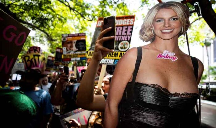 Las declaraciones de Britney Spears convocaron manifestaciones de apoyo en ciudades como Nueva York y Washington DC. Foto: EFE