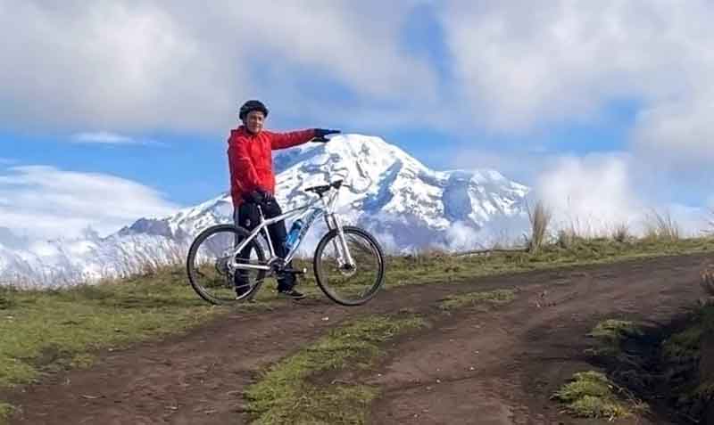 Un recorrido por la Reserva Chimborazo en bicicleta es una de las actividades más demandadas por los turistas. Foto: cortesía Municipio de Riobamba