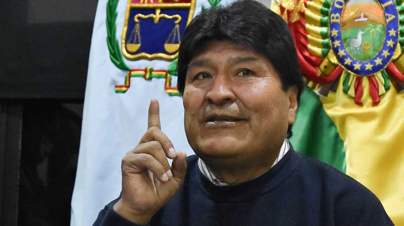 El expresidente de Bolivia, Evo Morales, habla durante una conferencia de prensa en Cochabamba, Bolivia, el 18 agosto del 2021. Foto: REUTERS