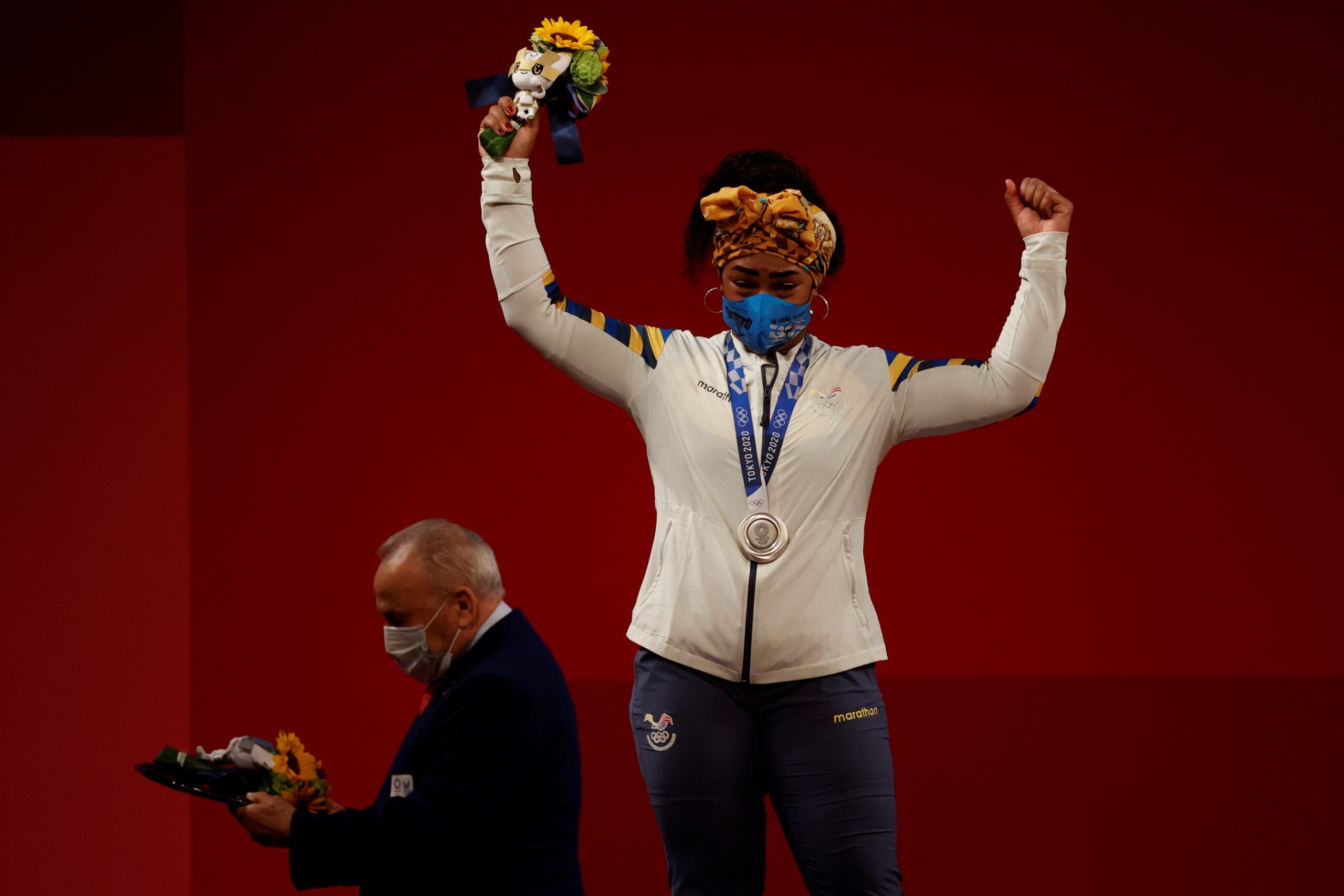 Tamara Salazar ganó su primer torneo nacional a los 14 años, una década después es vicecampeona olímpica en Tokio. Foto: EFE