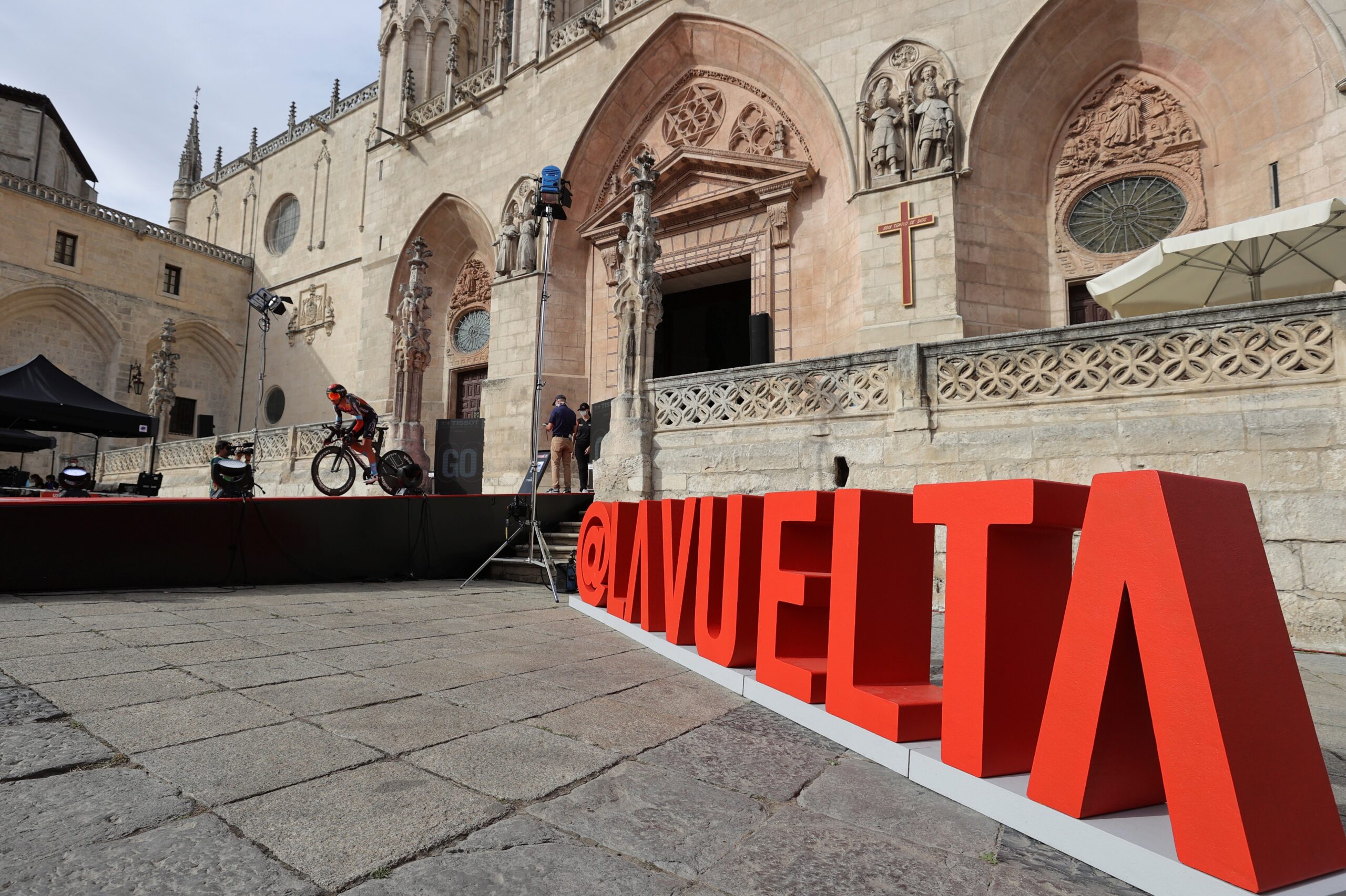 Burgos acogió las dos primeras etapas de La Vuelta. Foto: EFE
