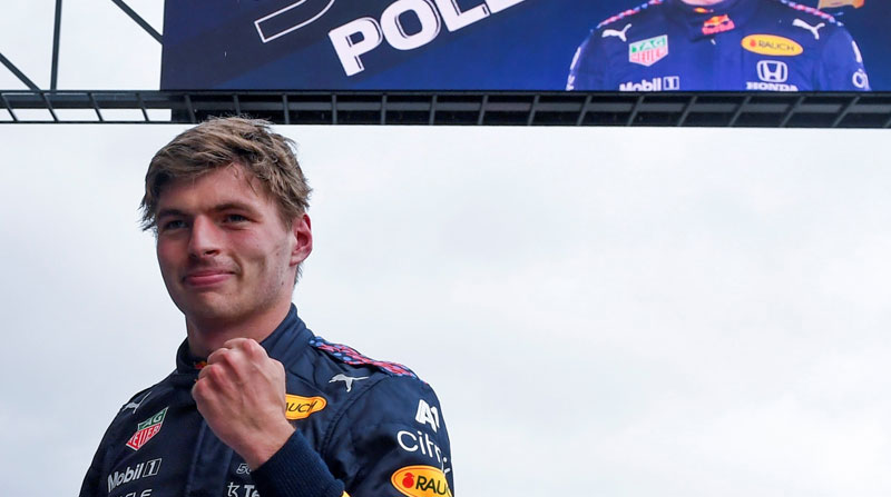 Max Verstappen del Red Bull Racing saldrá primero en el GP de Bélgica. Foto: EFE