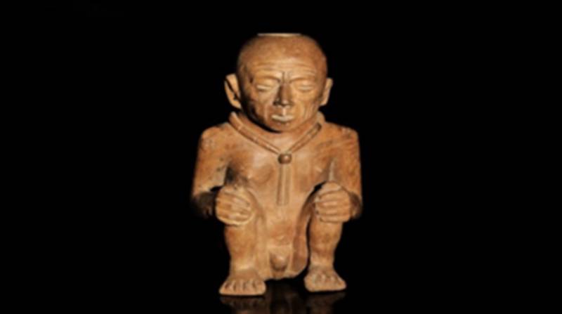 Uno de los 2.800 artefactos completos de la colección de la cultura Caranqui. Foto: Cortesía Embajada de Estados Unidos.