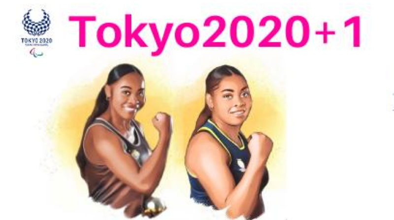 Las ecuatorianas Poleth Méndes (der.) y Anaís Méndez ganaron medallas en los Jugos Paralímpicos de Tokio 2020. Foto: Comité Paralímpico Ecuatoriano