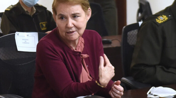 La ministra de Gobierno, Alexandra Vela, dijo que el Régimen enviará una propuesta para eliminar la tabla de drogas. Foto: Flickr Ministerio de Gobierno