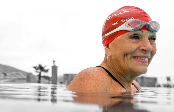 La nadadora Ana María Canaval participará en el evento internacional, en Galápagos. Foto: Cortesía