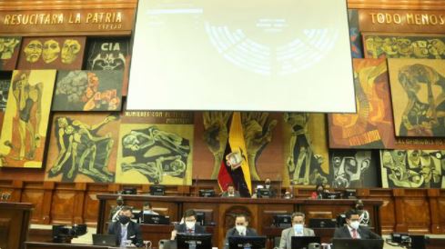 El CAL decidirá si sanciona o no a la asambleísta Rosa Cerda. Foto: Twitter @AsambleaEcuador