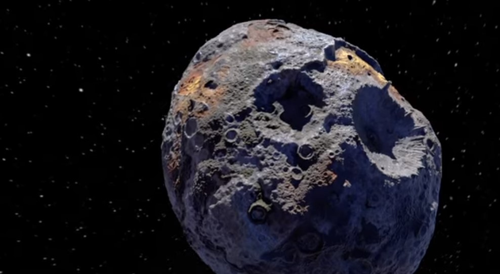 La NASA tiene previsto realizar una misión para explorar el asteroide Psyche. Foto: Captura de pantalla