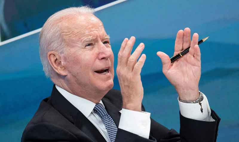El presidente Joe Biden anunció que obligará a todos los trabajadores de su Gobierno a demostrar que están vacunados. Foto: EFE