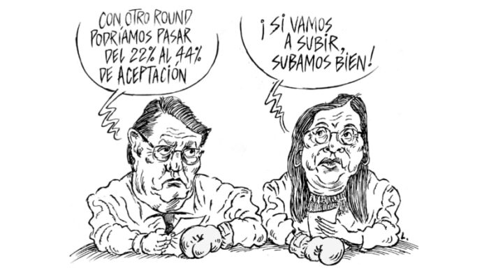 Fiscalizador fiscalizado, caricatura de Luján de este 13 de agosto del 2021.