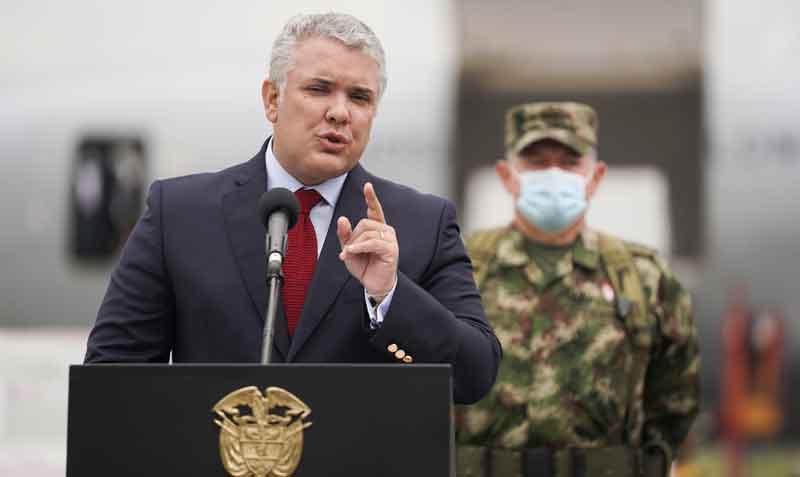 El presidente Iván Duque aseguró que Washington pagará todos los costos de la atención de estas personas en Colombia. Foto: archivo / Reuters