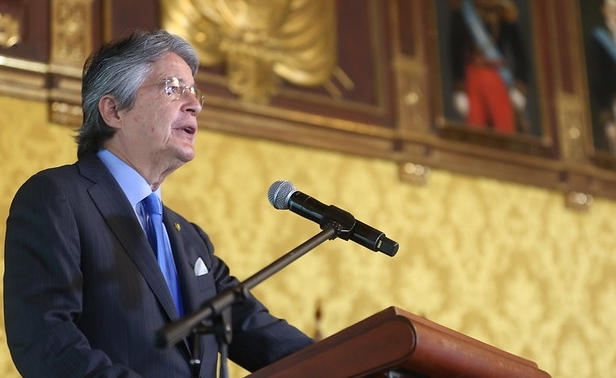 El presidente Guillermo Lasso remitió el fin de semana pasado a la Asamblea Nacional la Proforma 2021. Foto: Flickr presidencia
