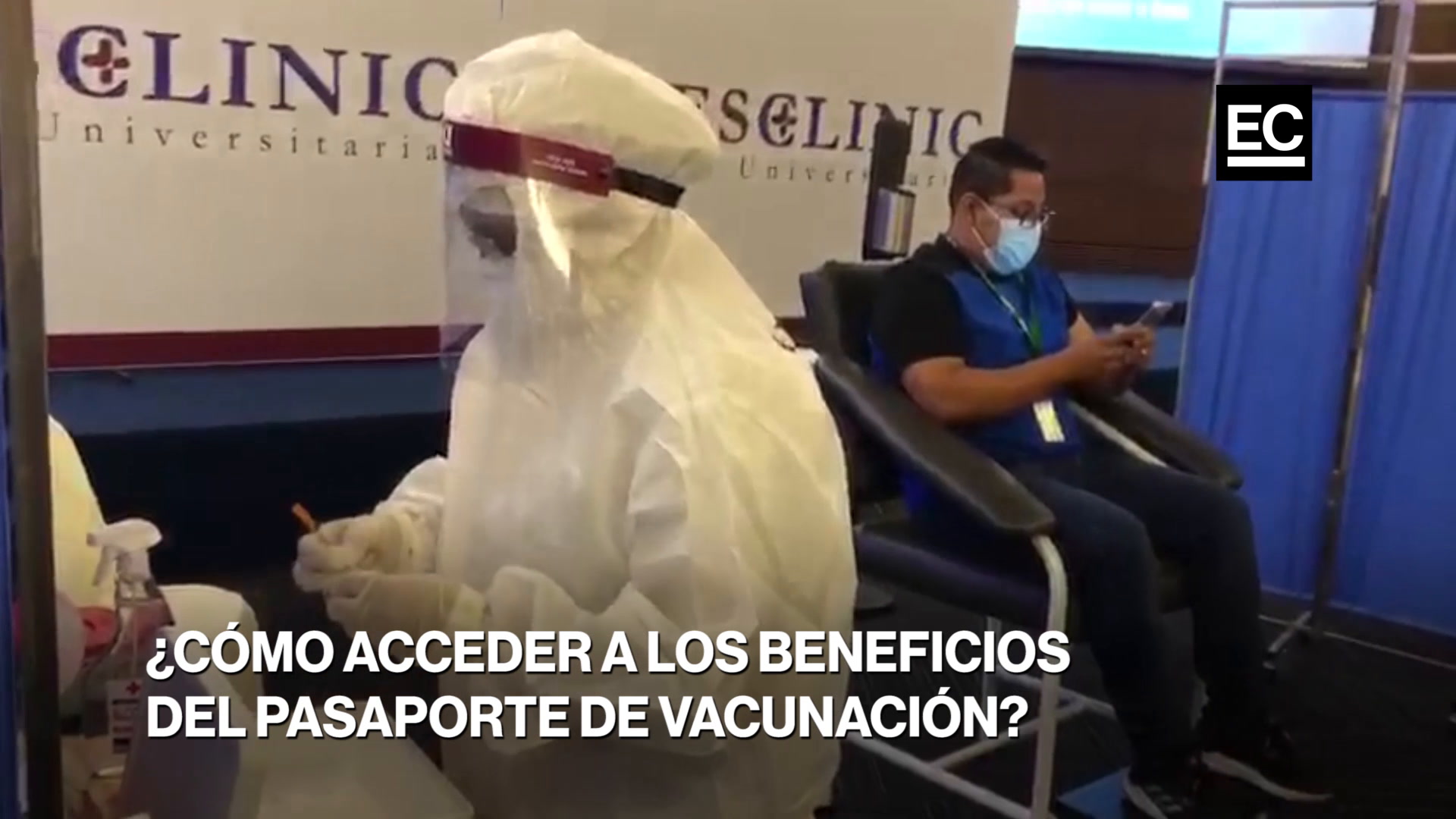 El Pasaporte de Vacunación busca acelerar la inmunización en Ecuador otorgando descuentos y ofertas a los completamente inoculados. Desde este 1 de agosto del 2021 los ciudadanos pueden registrarse en www.pasaportevacunacion.ec. Captura video