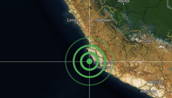 La región de Ica registra por tercer día consecutivo sismos superiores a 4.5 grados de magnitud. Foto: Twitter @ChileAlertaApp