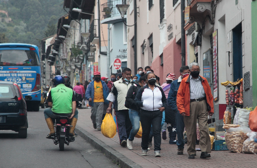 Quito es la ciudad con el mayor número de contagios con 170 356, seguido de Guayaquil con 47 929 casos. Foto: Galo Paguay / EL COMERCIO