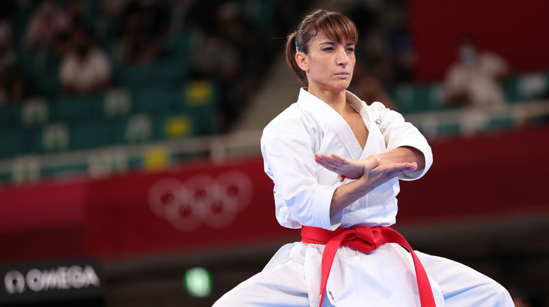 Sandra Jaime Sánchez durante su participación en los Juegos Olímpicos de Tokio. Foto: EFE