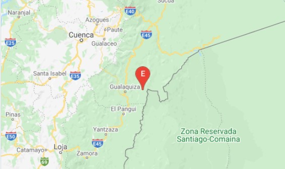 Un sismo de magnitud 5.11 fue registrado en Gualaquiza, Morona Santiago, el 31 de agosto del 2021. Foto: Twitter IG