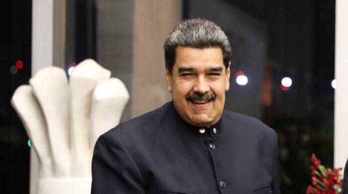 El presidente de Venezuela, Nicolás Maduro, en Ciudad de México (México). Foto: EFE