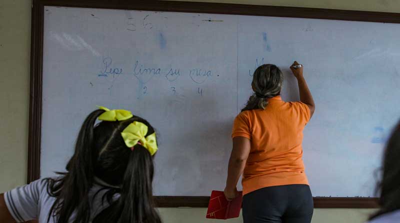 El Plan Aprender a Tiempo es una medida de acción para los estudiantes que presentan un nivel bajo de aprendizaje. Foto: Enrique Pesantes / EL COMERCIO