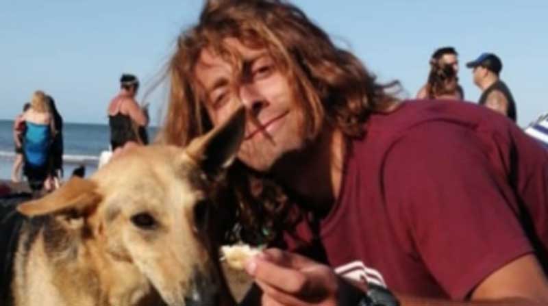 Franco Pokrajac tenía 20 años y se arrojó a un canal para salvar a la mascota de una pareja que suplicaba ayuda. Foto: Tomada de Facebook