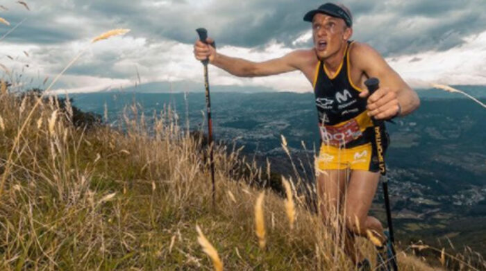El ecuatoriano Karl Egloff ganó en el Km vertical y en los 42 km del Ilaló Volcano 2021. Foto: Instagram karl.egloff