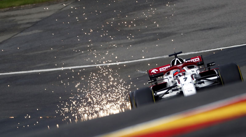 Kimi Raikkonen del Alfa Romeo Racing anunció su retiro de la F1. Foto: EFE