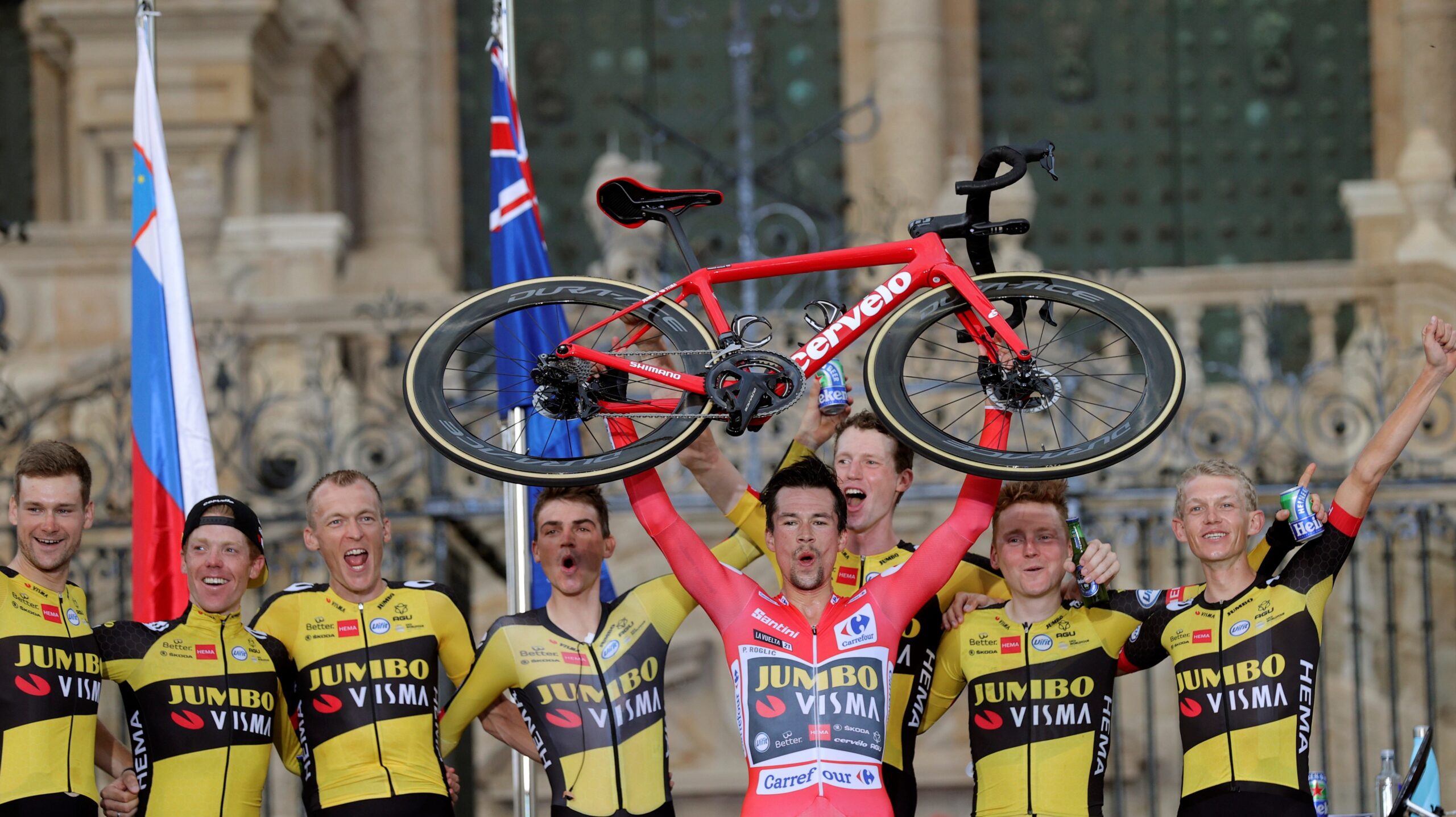 Primoz Roglic, ganador de La Vuelta a España. Foto: EFE