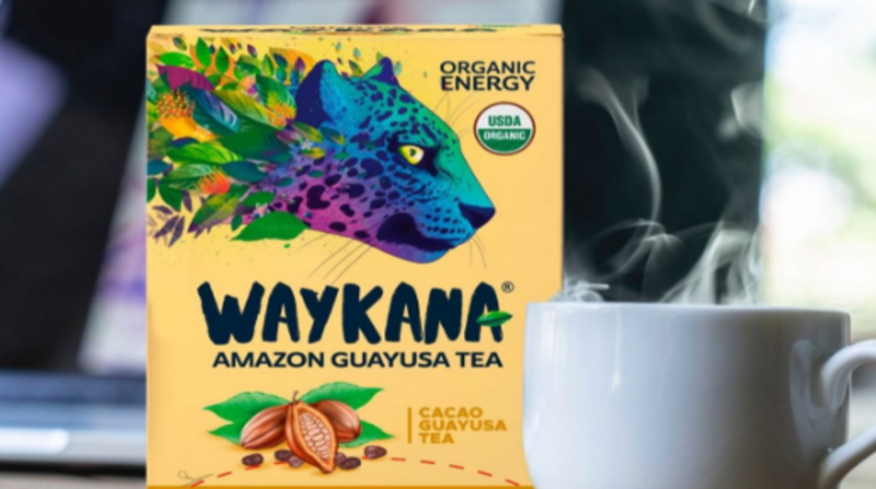 Waykana elabora desde el 2015 productos energizantes y bebidas a base de guayusa. Tiene reconocimientos nacionales e internacionales. Foto: Twitter de @waykana_energy