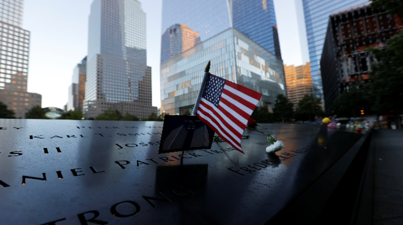 Nueva York inició este sábado 11 de septiembre de 2021 los actos de conmemoración de los atentados del 11-S con una solemne ceremonia. Foto: EFE