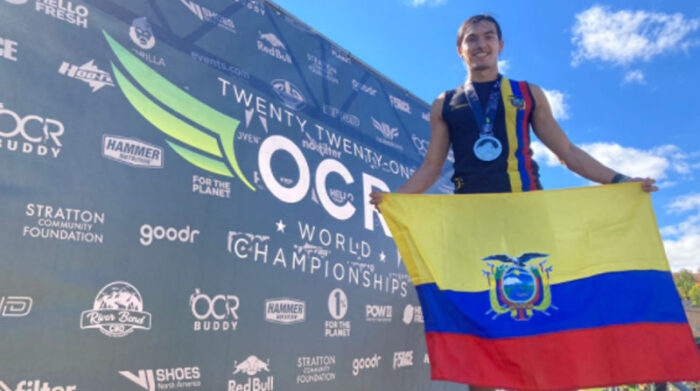 El ecuatoriano Fernando Valenzuela fue décimo en el Mundial de Carreras de Obstáculos (OCRWC). Fotos: cortesía