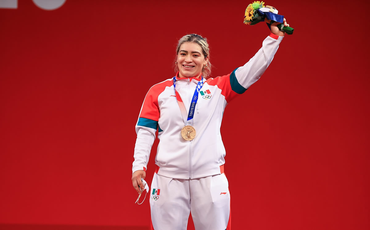 Aremi Fuentes, medallista olímpica mexicana. Foto: Internet