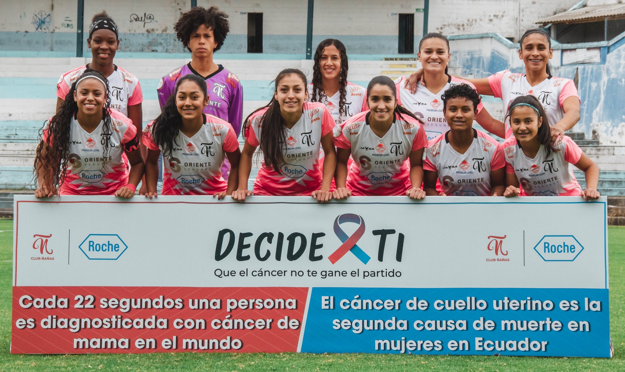El club Ñañas encabeza la campaña de salud femenina. Foto: Cortesía