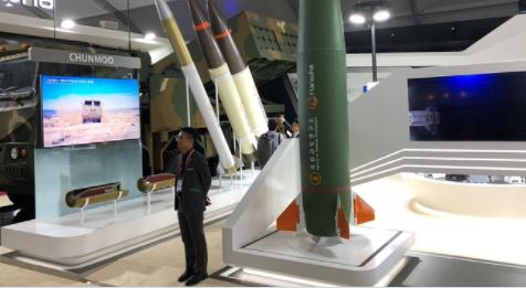 Imagen referencial. Se cree que el SLBM puede ser una variación del Hyunmoo 2B surcoreano, un misil balístico tierra-tierra. Foto: Twitter @cadenapolitica