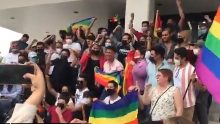 Colectivos LGBT celebraron la decisión del Congreso de Sonora. Foto: Captura de pantalla