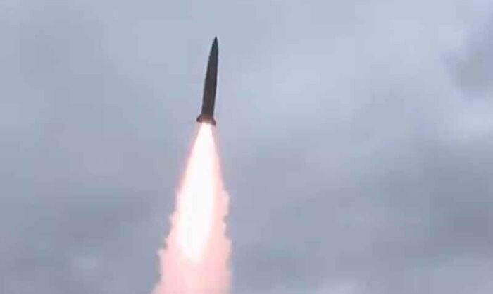 El 15 de septiembre del 2021, Corea del Norte lanzó otros dos misiles balísticos desde un tren. Foto: captura