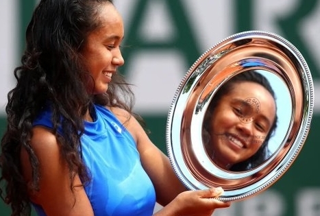 Leylah ganó el Roland Garros juvenil del 2019, con 17 años. Foto: Dino García desde Nueva York para EL COMERCIO