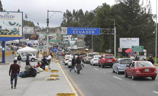 Canadá desaconseja los viajes a la frontera con Colombia, a excepción del paso fronterizo oficial en Tulcán- Ipiales. Foto: Archivo / EL COMERCIO