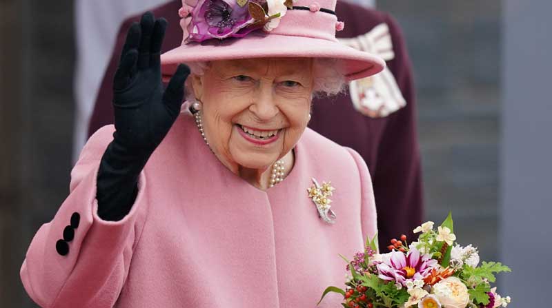 La reina Isabel II en Gran Bretaña el 14 de octubre del 2021. Foto: REUTERS